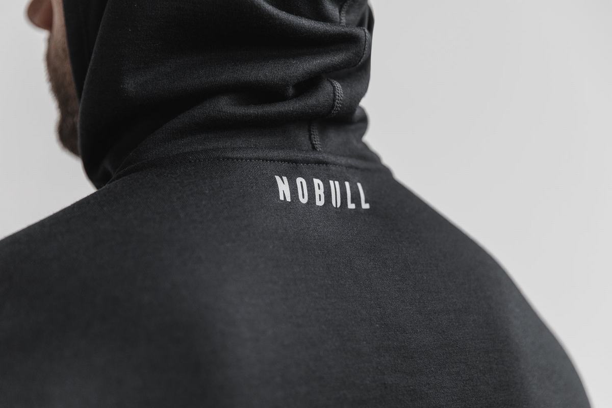 Nobull Crossfit® Men's Hoodie Black | Australia (CM4958)